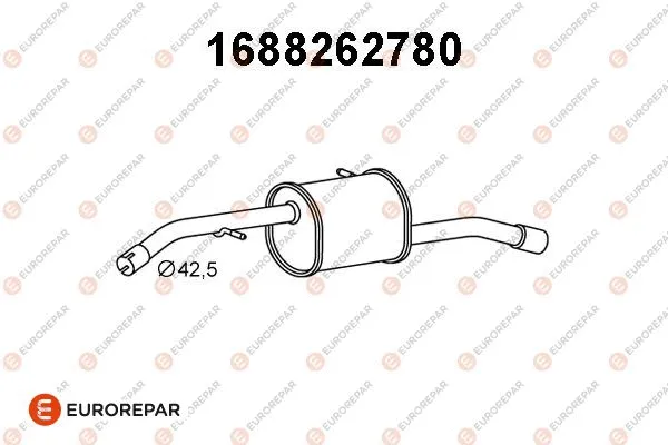 Rear Muffler (1688262780)