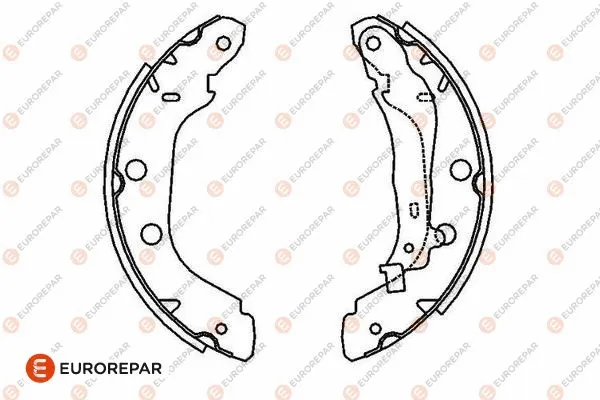 Brake Shoe Set (1643204580)