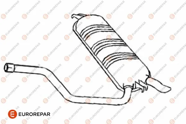 Rear Muffler (E12870R)