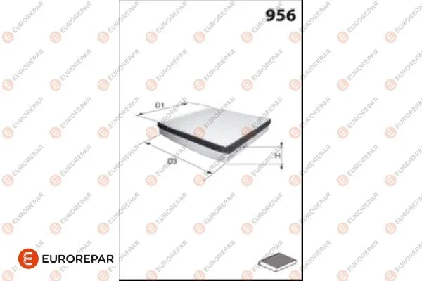 Filter, cabin air (1686253180)