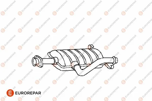 Front Muffler (E12825K)