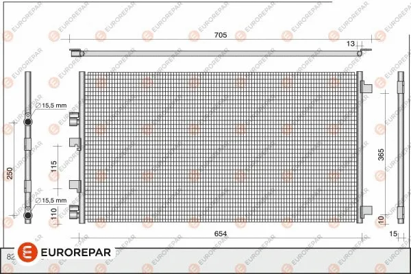 Condenser, air conditioning (1610163680)