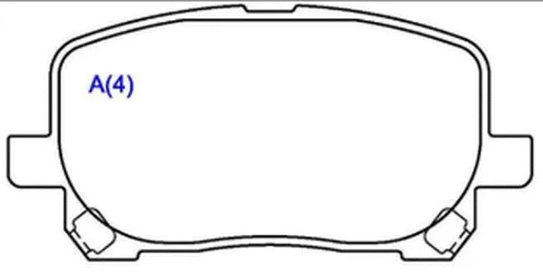 Brake Pad Set, disc brake (1643072580)