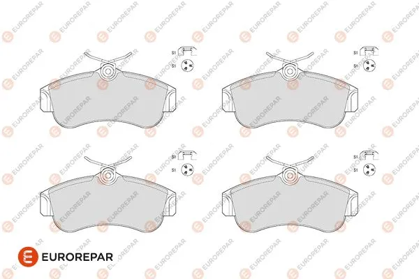 Brake Pad Set, disc brake (1686266680)
