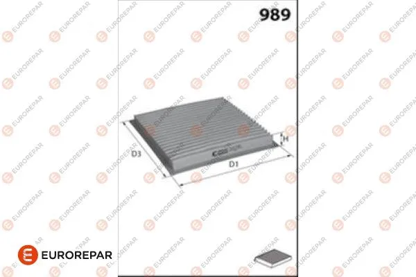 Filter, cabin air (1686255080)