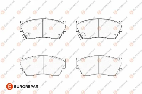 Brake Pad Set, disc brake (1686266980)