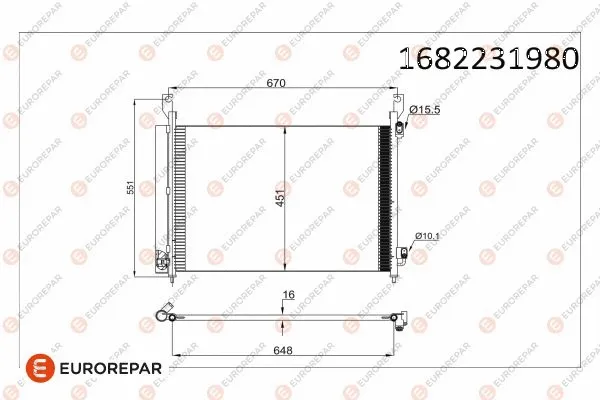 Condenser, air conditioning (1682231980)