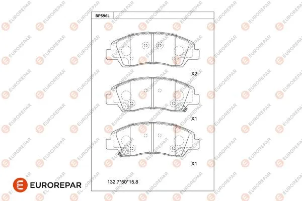 Brake Pad Set, disc brake (1681253880)