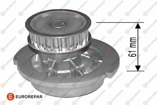 Water Pump, engine cooling (1611788680)
