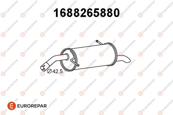 Rear Muffler (1688265880)