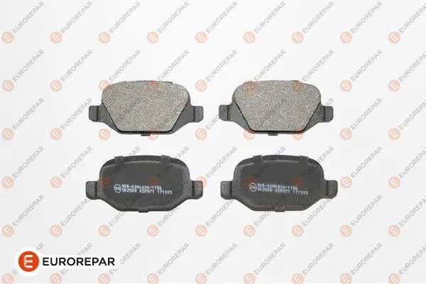 Brake Pad Set, disc brake (1617256880)