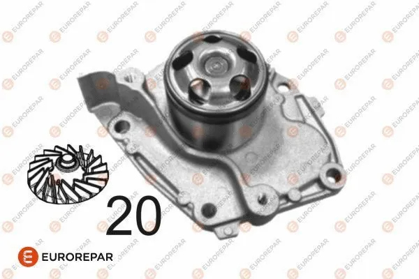 Water Pump, engine cooling (1623102280)