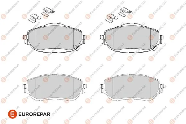 Brake Pad Set, disc brake (1682313580)