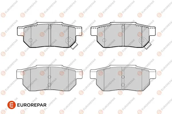 Brake Pad Set, disc brake (1686278780)