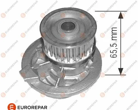 Water Pump, engine cooling (1635177380)