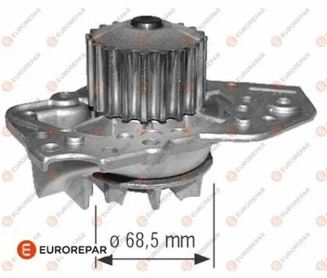Water Pump, engine cooling (1637172580)