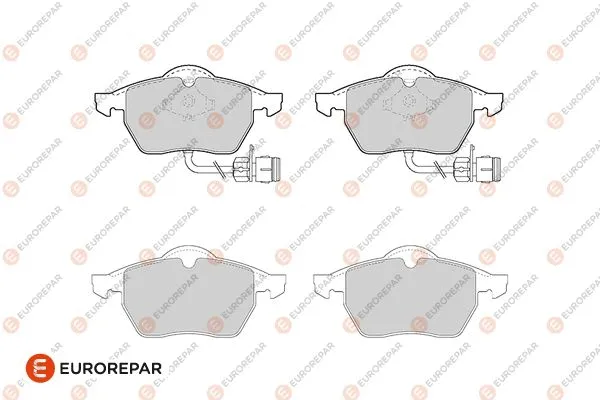 Brake Pad Set, disc brake (1686277180)