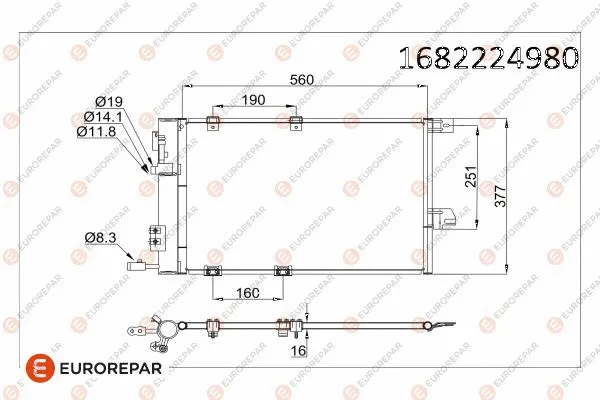 Condenser, air conditioning (1682224980)