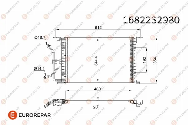 Condenser, air conditioning (1682232980)
