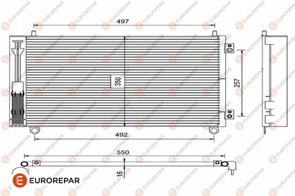 Condenser, air conditioning (1610161380)