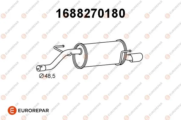 Rear Muffler (1688270180)
