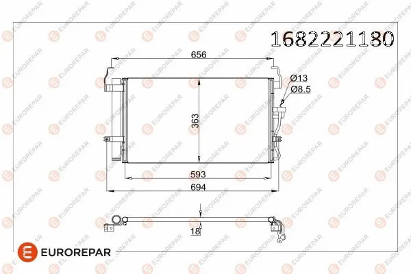 Condenser, air conditioning (1682221180)