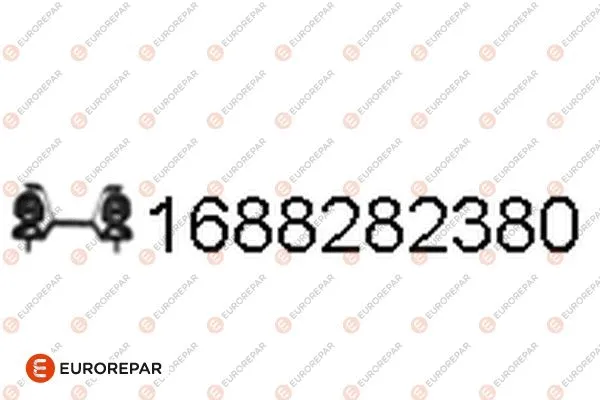 Rubber Strip, exhaust system (1688282380)