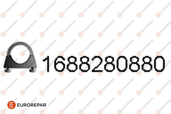 Clamping Piece, exhaust system (1688280880)