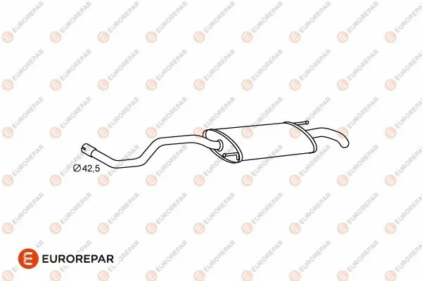 Rear Muffler (E12832G)