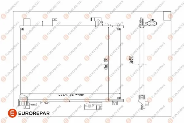 Condenser, air conditioning (1610162080)