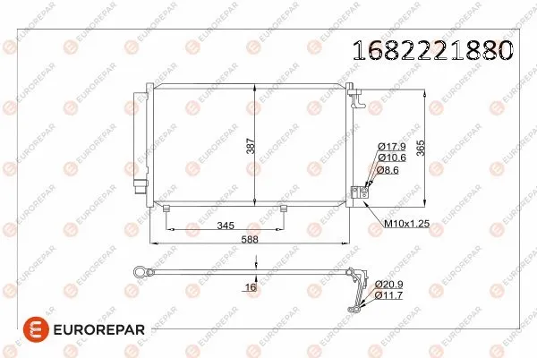 Condenser, air conditioning (1682221880)