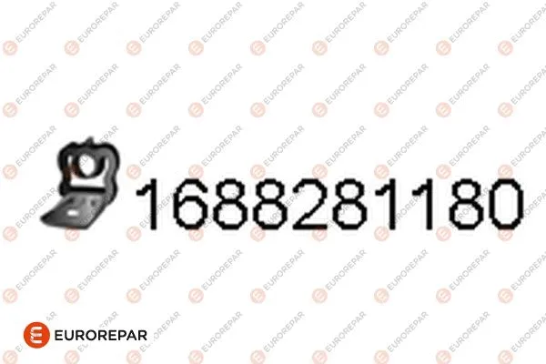 Rubber Strip, exhaust system (1688281180)