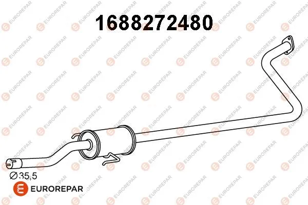 Front Muffler (1688272480)