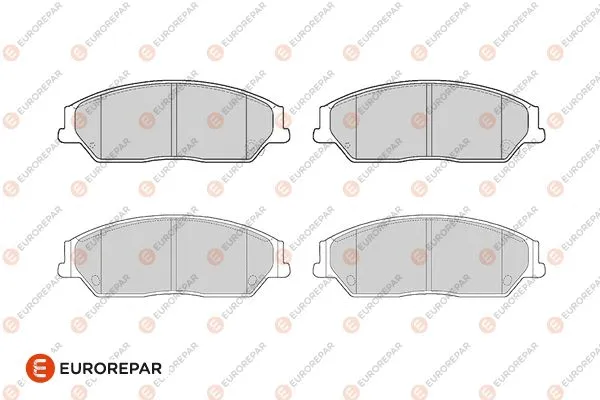 Brake Pad Set, disc brake (1682320980)