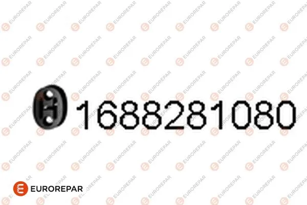 Rubber Strip, exhaust system (1688281080)