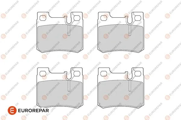 Brake Pad Set, disc brake (1686278880)