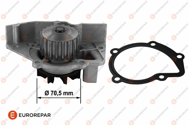 Water Pump, engine cooling (1682242280)