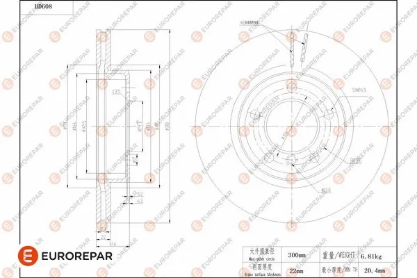 Brake Disc (1684305080)