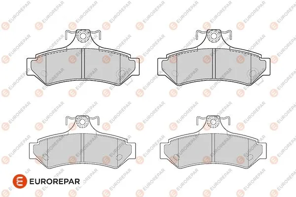 Brake Pad Set, disc brake (1682322780)