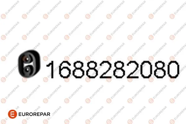 Rubber Strip, exhaust system (1688282080)