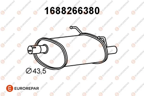 Rear Muffler (1688266380)