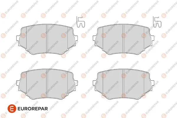 Brake Pad Set, disc brake (1686267480)