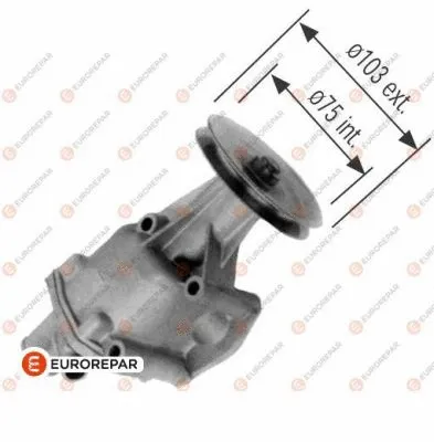 Water Pump, engine cooling (1637178580)