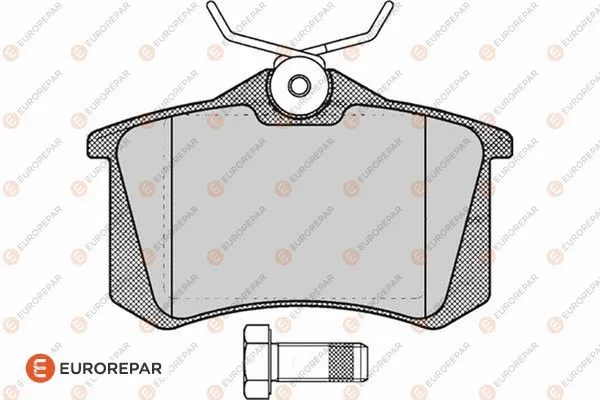 Brake Pad Set, disc brake (1617250480)