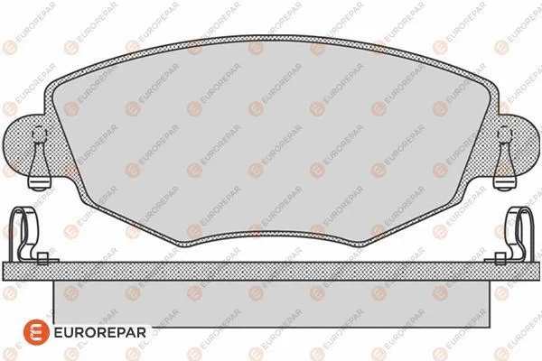 Brake Pad Set, disc brake (1617256280)