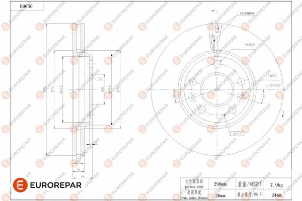 Brake Disc (1684309280)