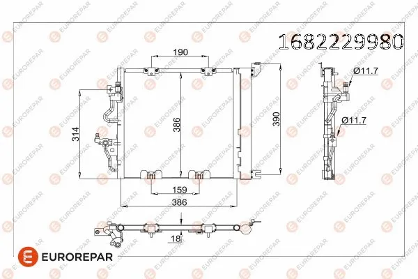 Condenser, air conditioning (1682229980)