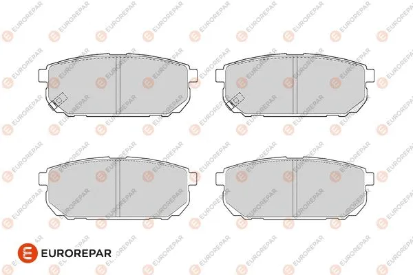 Brake Pad Set, disc brake (1686263880)