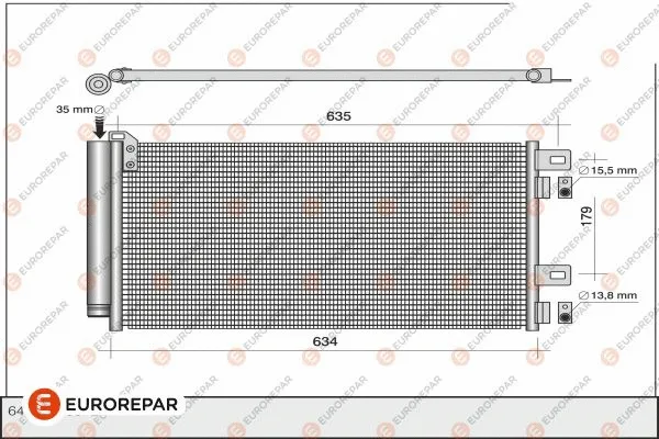 Condenser, air conditioning (1610159880)