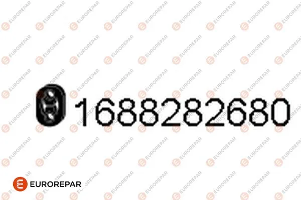 Rubber Strip, exhaust system (1688282680)